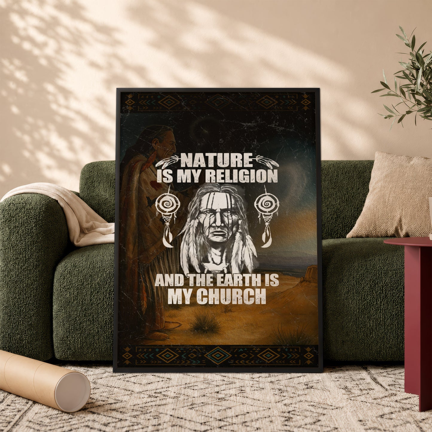 Nature & Earth Statement - Elder Portrait Design Poster/Canvas