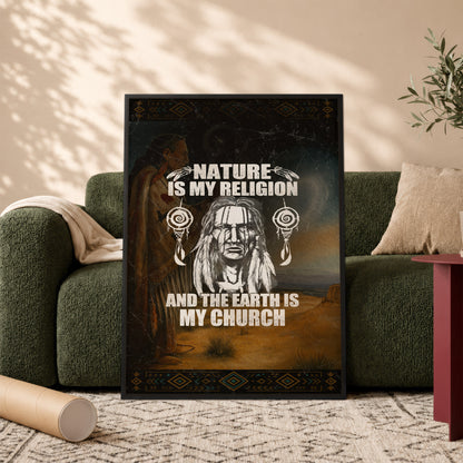 Nature & Earth Statement - Elder Portrait Design Poster/Canvas