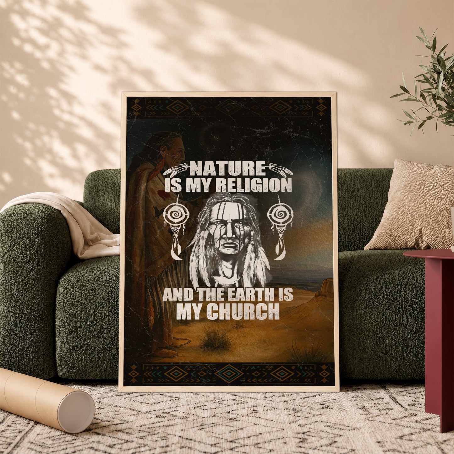 Nature & Earth Statement - Elder Portrait Design Poster/Canvas