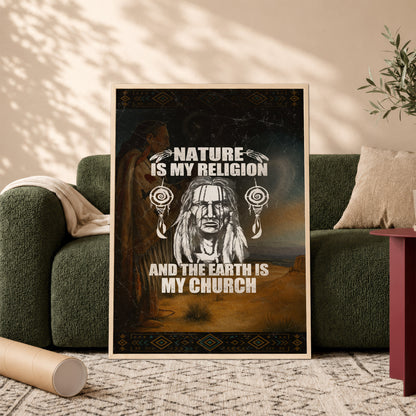 Nature & Earth Statement - Elder Portrait Design Poster/Canvas