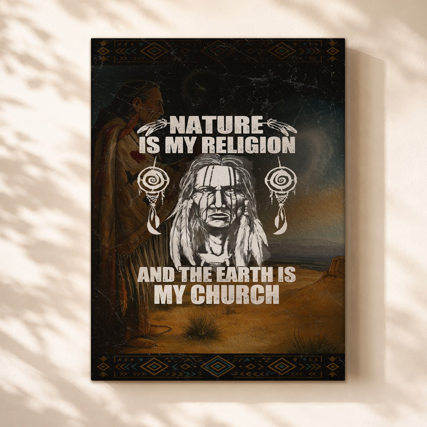 Nature & Earth Statement - Elder Portrait Design Poster/Canvas
