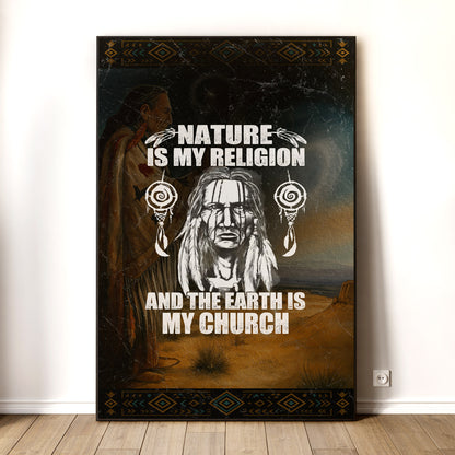 Nature & Earth Statement - Elder Portrait Design Poster/Canvas