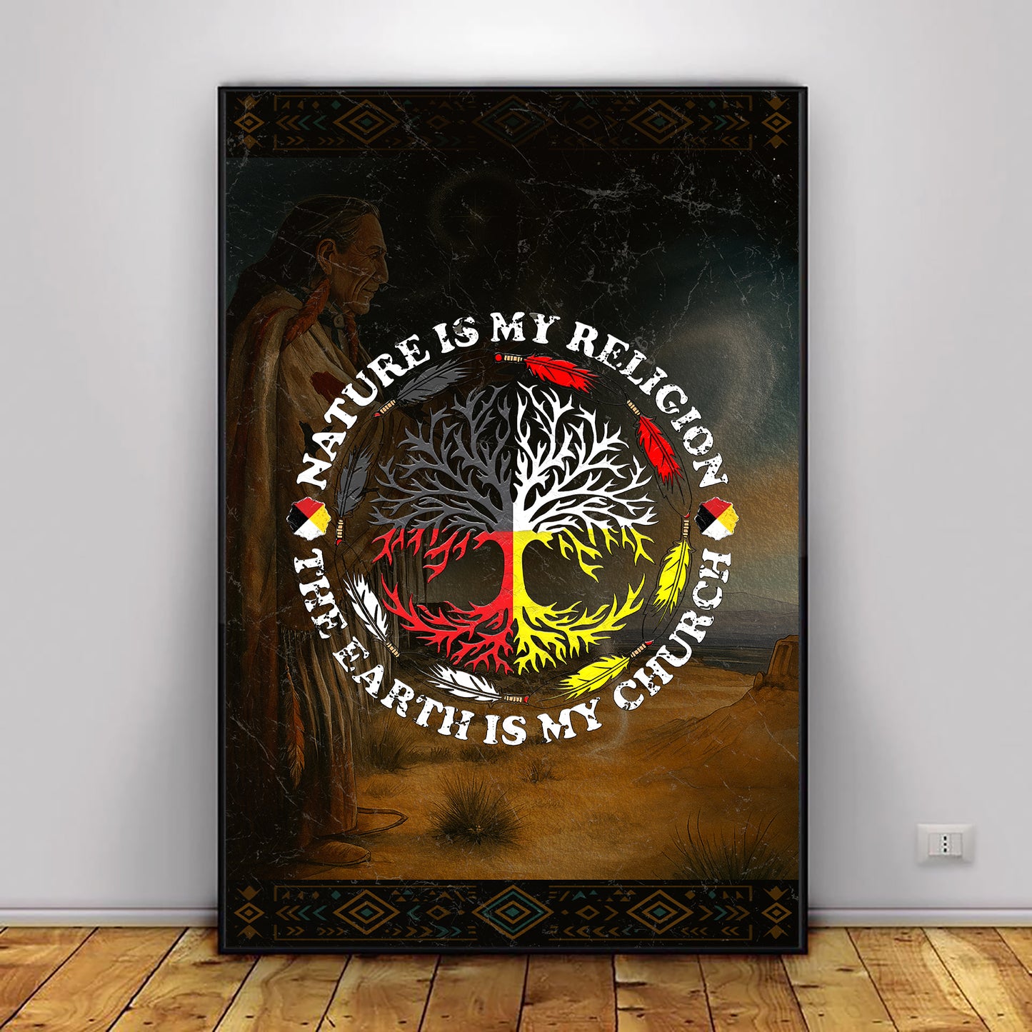Nature Is My Religion - The Earth Is My Church Poster/Canvas