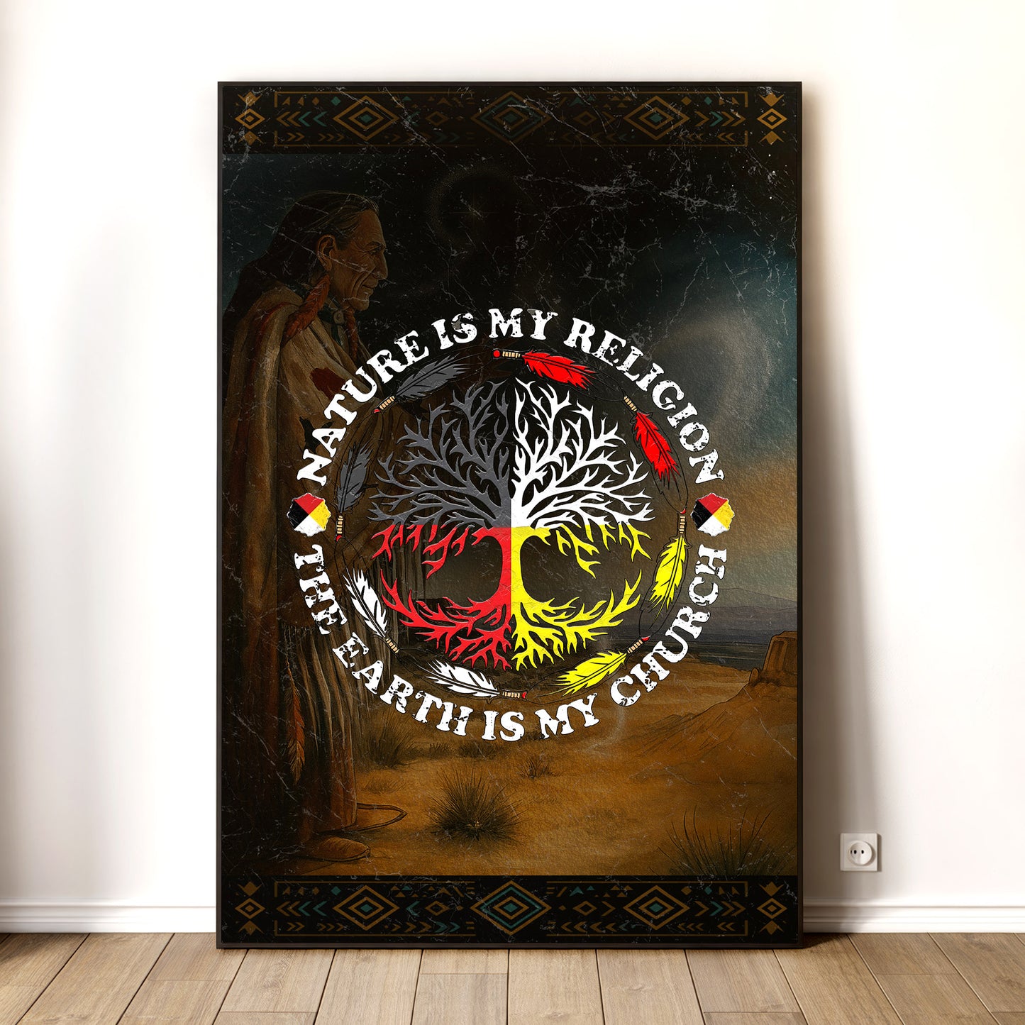 Nature Is My Religion - The Earth Is My Church Poster/Canvas