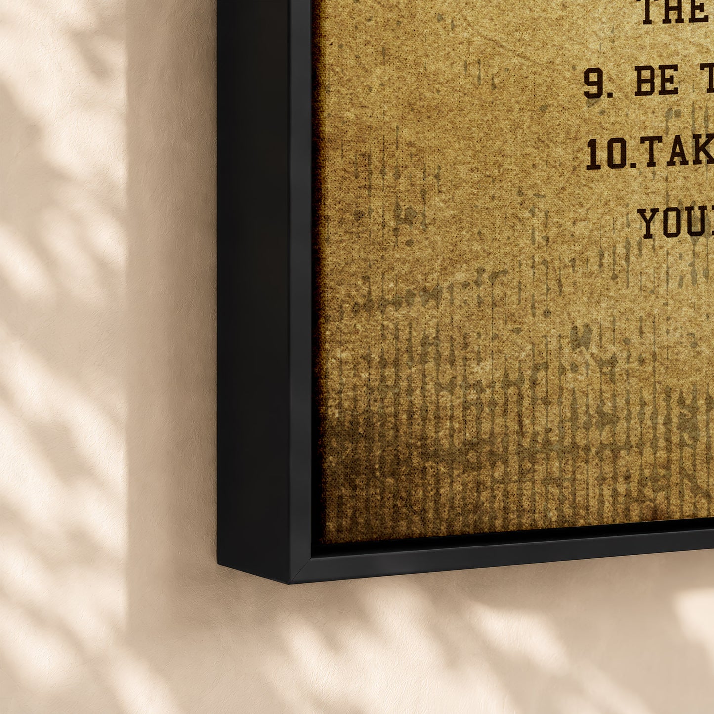 The Ten Native American Commandments Of Chief Poster