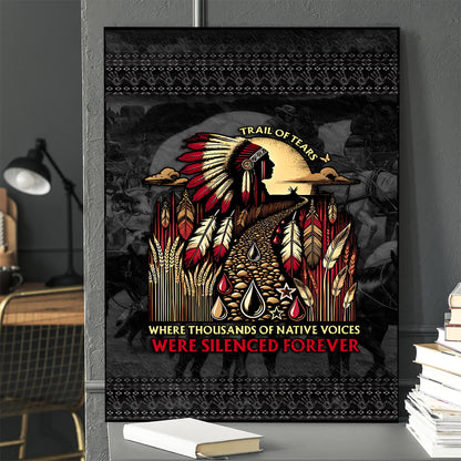 Where Thousands Of Native Chief Poster/Canvas