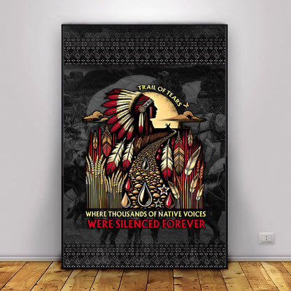 Where Thousands Of Native Chief Poster/Canvas