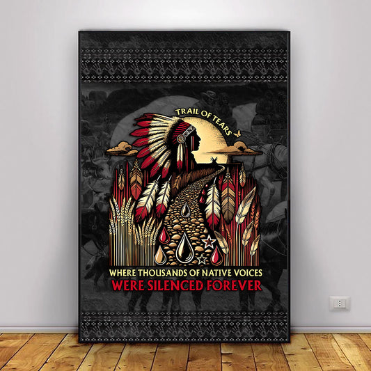 Where Thousands Of Native Chief Poster/Canvas