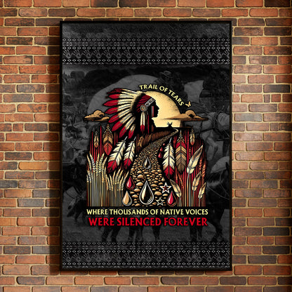 Where Thousands Of Native Chief Poster/Canvas