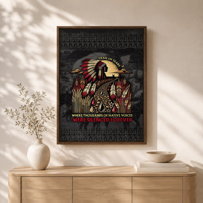 Where Thousands Of Native Chief Poster/Canvas