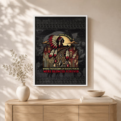 Where Thousands Of Native Chief Poster/Canvas
