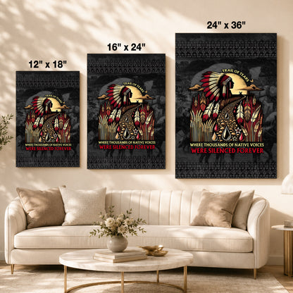 Where Thousands Of Native Chief Poster/Canvas