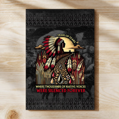 Where Thousands Of Native Chief Poster/Canvas