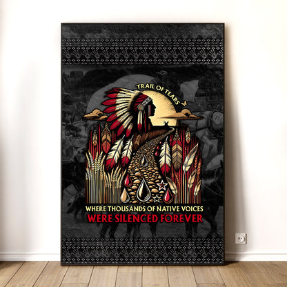 Where Thousands Of Native Chief Poster/Canvas