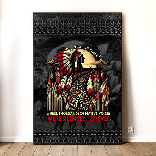 Where Thousands Of Native Chief Poster/Canvas