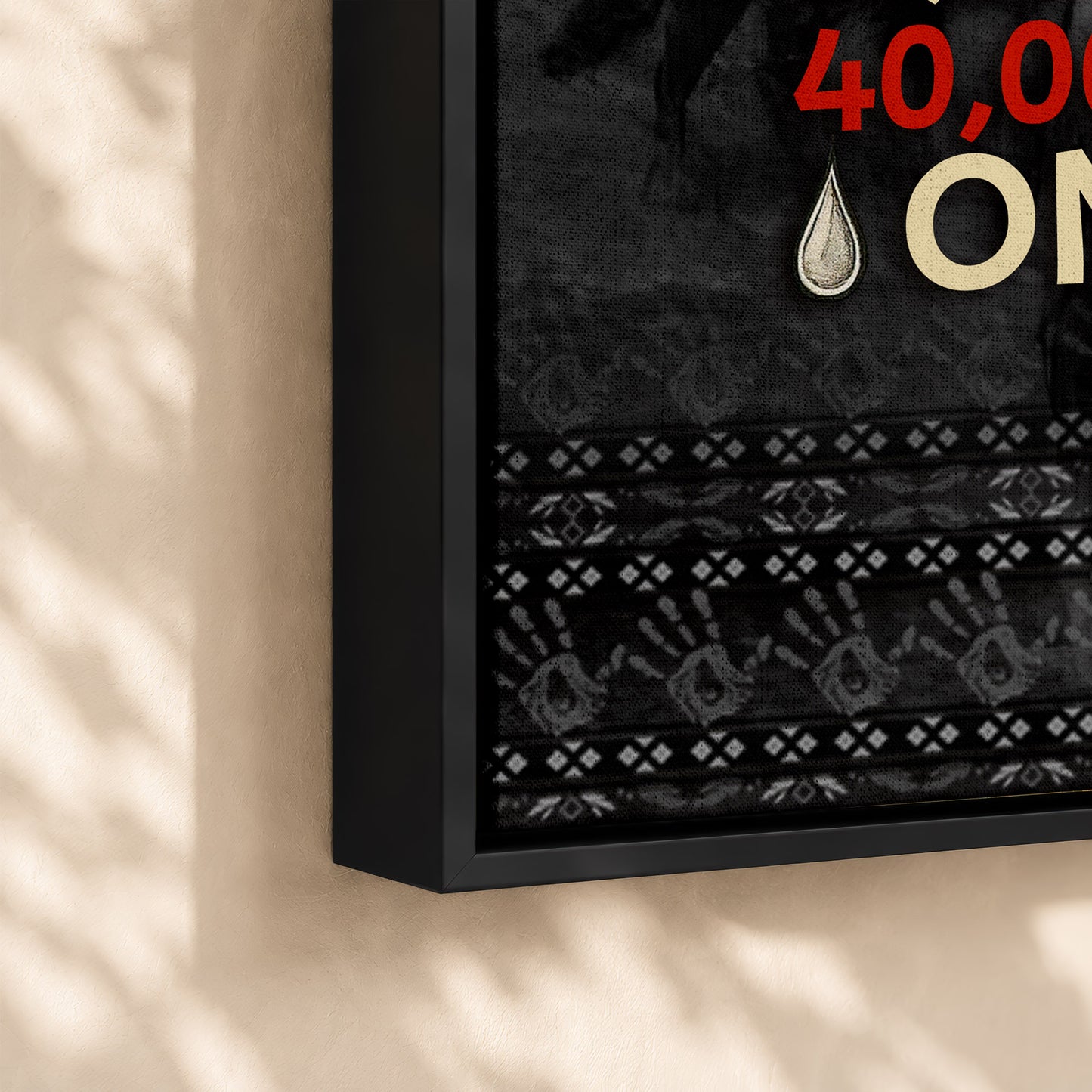 Trail Of Tears - 125000 Indigenous Forced To Leave 40000 Dreams Shattere Poster/Canvas