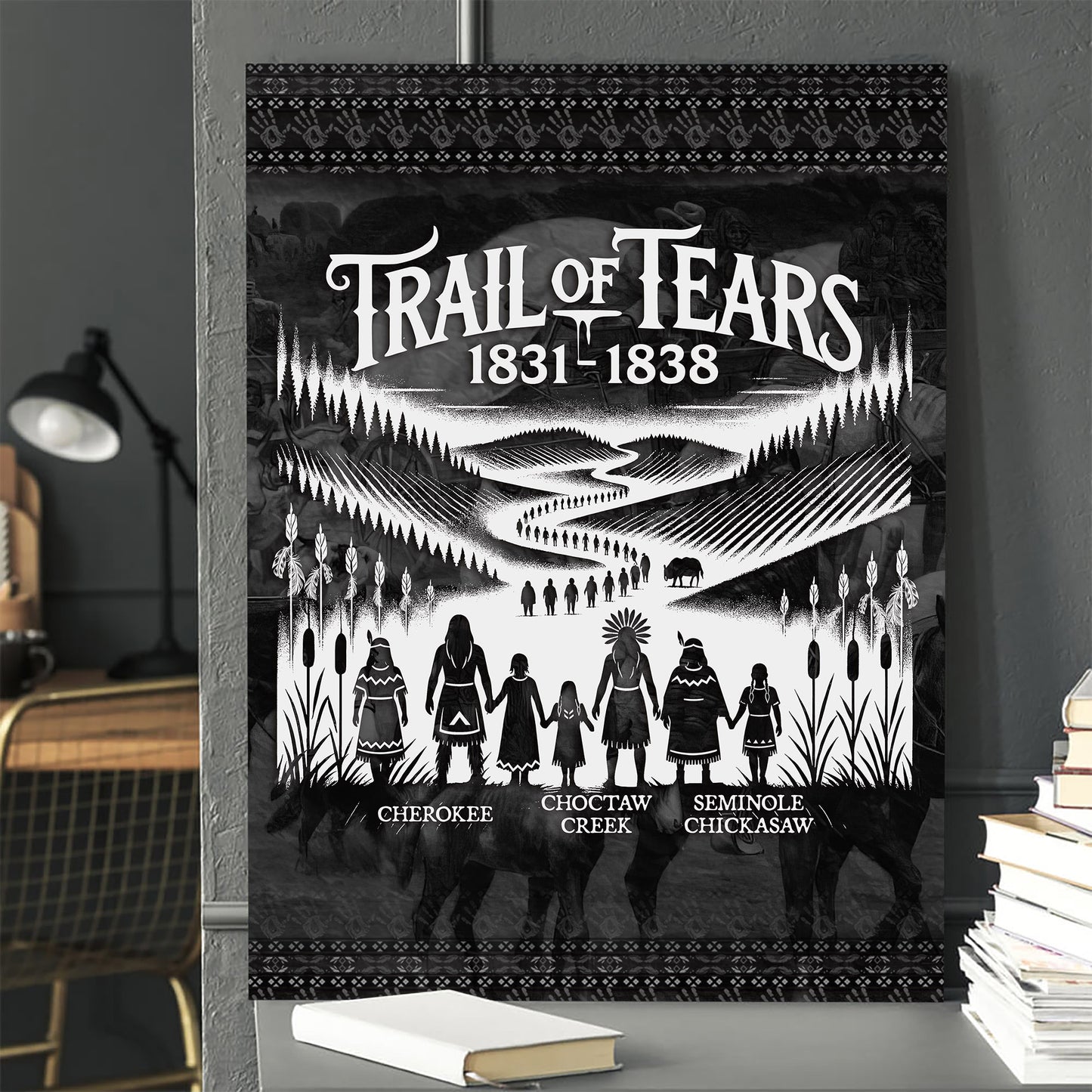 Trail Of Tears - Native Land 1831-1838 Poster/Canvas