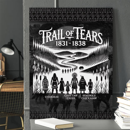 Trail Of Tears - Native Land 1831-1838 Poster/Canvas