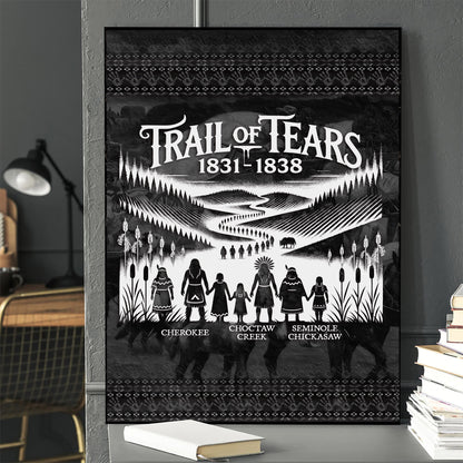 Trail Of Tears - Native Land 1831-1838 Poster/Canvas