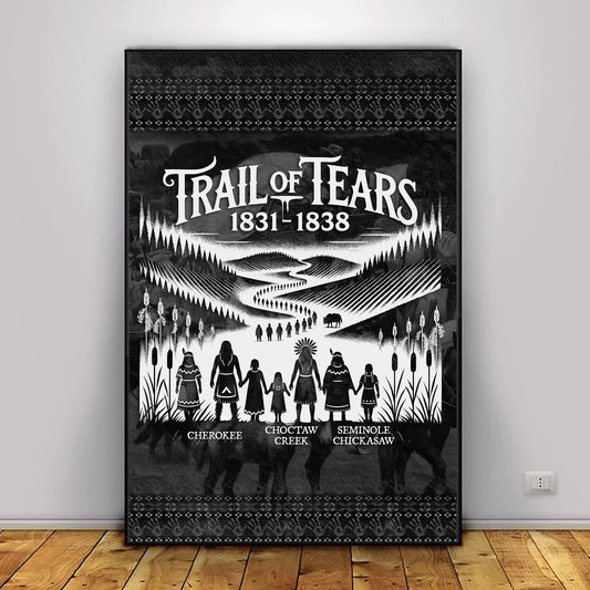 Trail Of Tears - Native Land 1831-1838 Poster/Canvas