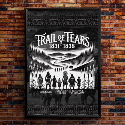 Trail Of Tears - Native Land 1831-1838 Poster/Canvas