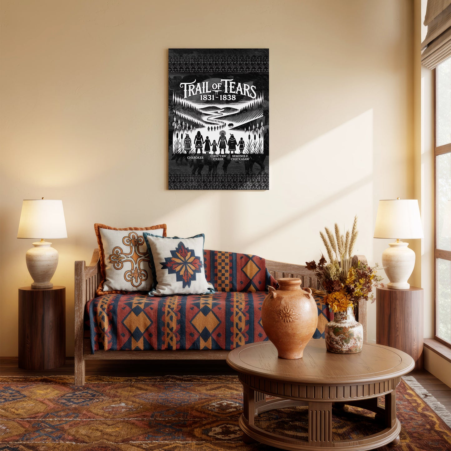 Trail Of Tears - Native Land 1831-1838 Poster/Canvas