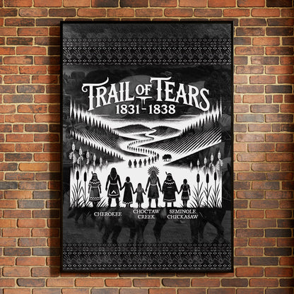 Trail Of Tears - Native Land 1831-1838 Poster/Canvas