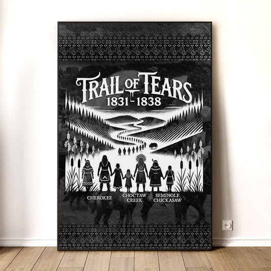 Trail Of Tears - Native Land 1831-1838 Poster/Canvas