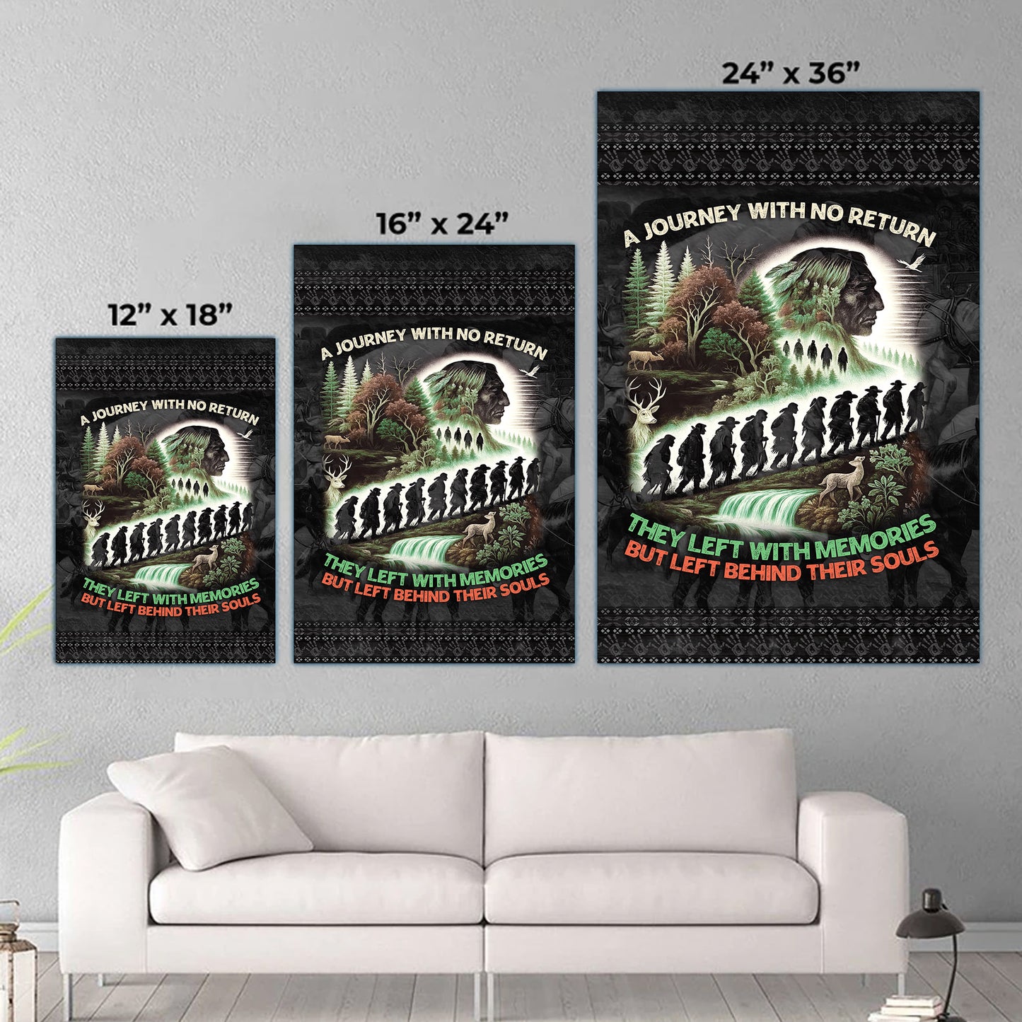 A Journey With No Return-They Left With Memories Poster/Canvas