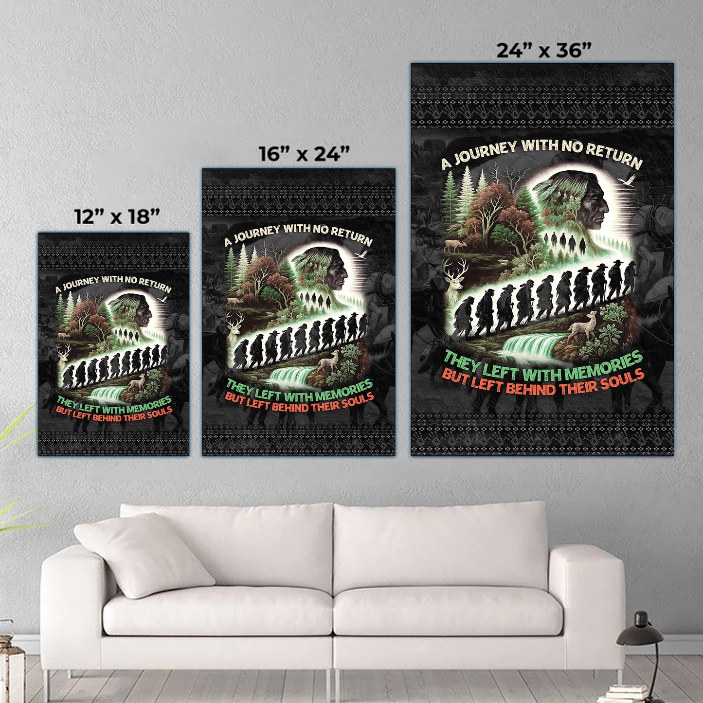 A Journey With No Return-They Left With Memories Poster/Canvas