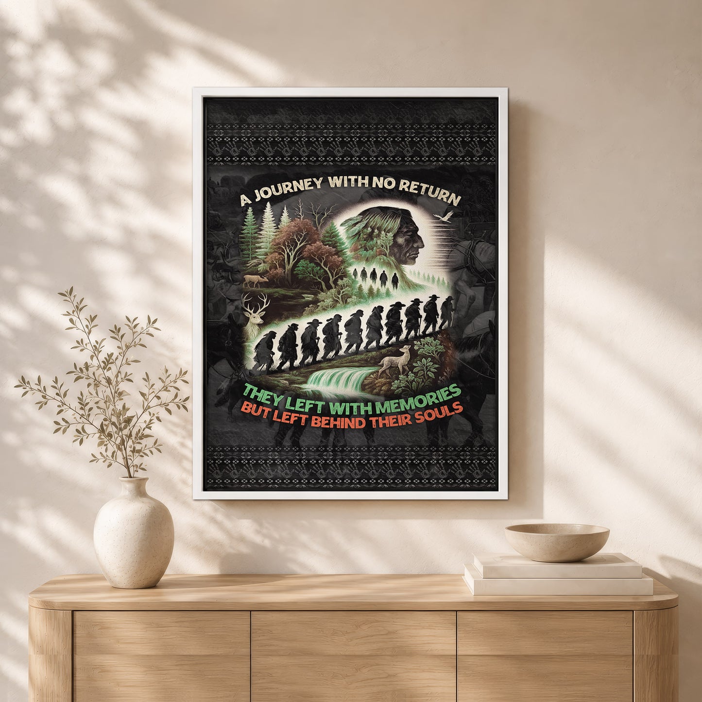 A Journey With No Return-They Left With Memories Poster/Canvas
