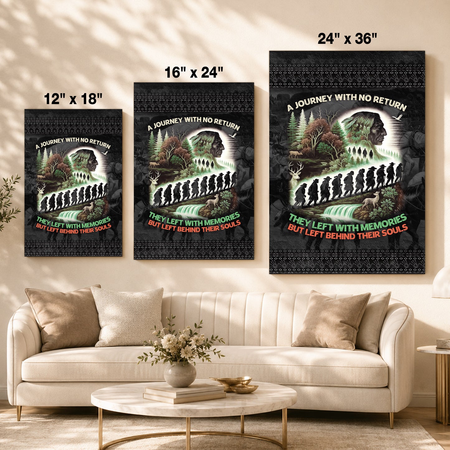 A Journey With No Return-They Left With Memories Poster/Canvas