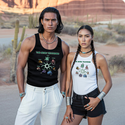 The Seven Sacred Laws Indigenous Value Culture Unisex Tank Top