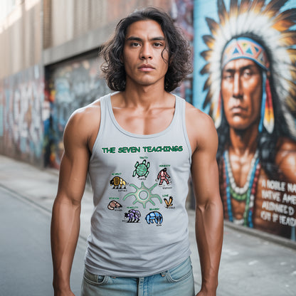 The Seven Sacred Laws Indigenous Value Culture Unisex Tank Top