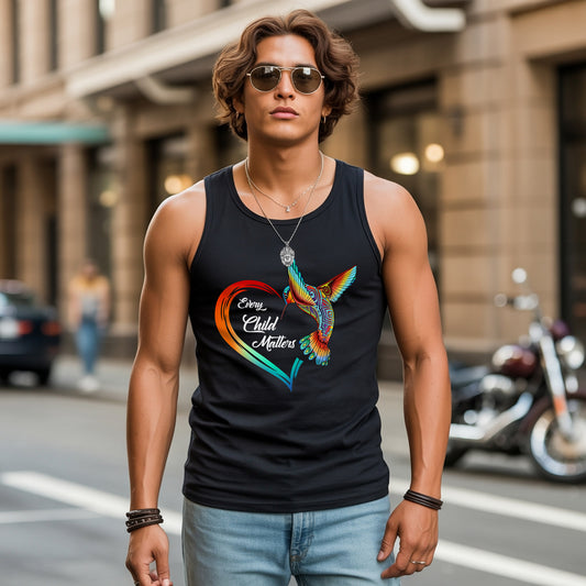 Every Child Matters Hummingbird Native Freedom Native American Unisex Tank Top