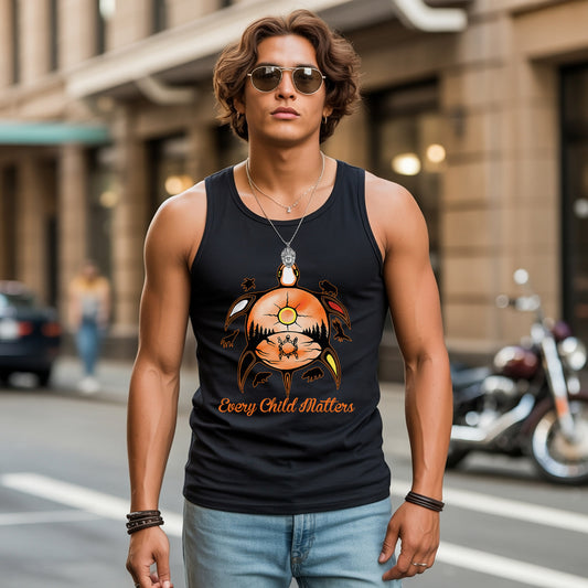 Every Child Matters Turtle For Orange Shirt Day Unisex Tank Top