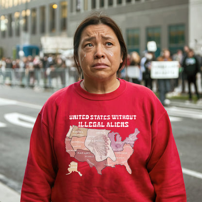 Native Tribes Map of America - Without Illegal Aliens Unisex T-Shirt/T-Shirt V-Neck/Hoodie/Sweatshirt