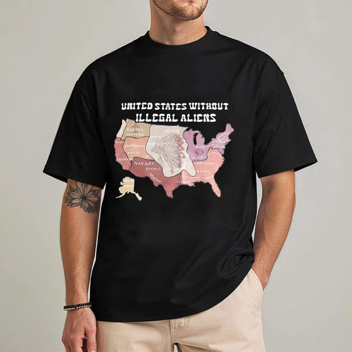 Native Tribes Map of America - Without Illegal Aliens Unisex T-Shirt/T-Shirt V-Neck/Hoodie/Sweatshirt