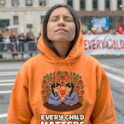 Every Child Matters - Strawberry Sisters Orange Shirt Day Unisex T-shirt/Hoodie/Sweatshirt