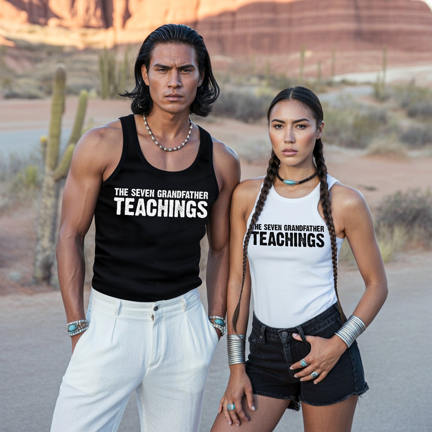 The Seven Grandfather Teachings Unisex Tank Top