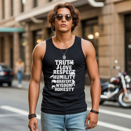 Seven Teachings Animals Graphic Unisex Tank Top