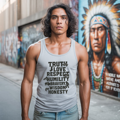 Seven Teachings Animals Graphic Unisex Tank Top