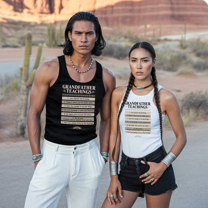 Grandfather Teachings - 7 Guiding Principles Unisex Tank Top