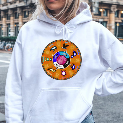 The Seven Grandfather Teachings - Medicine Wheel Graphic Unisex T-Shirt/T-Shirt V-Neck/Hoodie/Sweatshirt