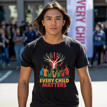 Every Child Matters Orange - Children & Tree Design Unisex T-Shirt/Hoodie/Sweatshirt