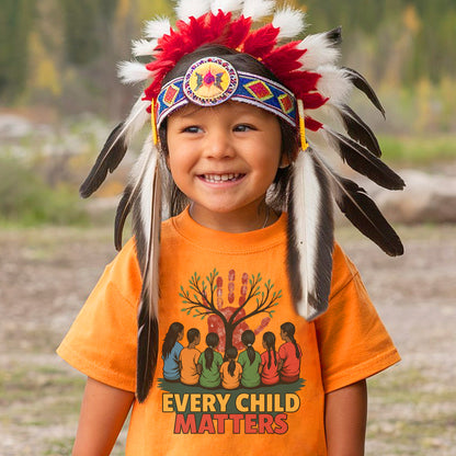 Every Child Matters Orange - Children & Tree Design Unisex T-Shirt/Hoodie/Sweatshirt