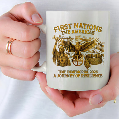 First Nations The Americas - Indigenous Resilience Ceramic Coffee Mug