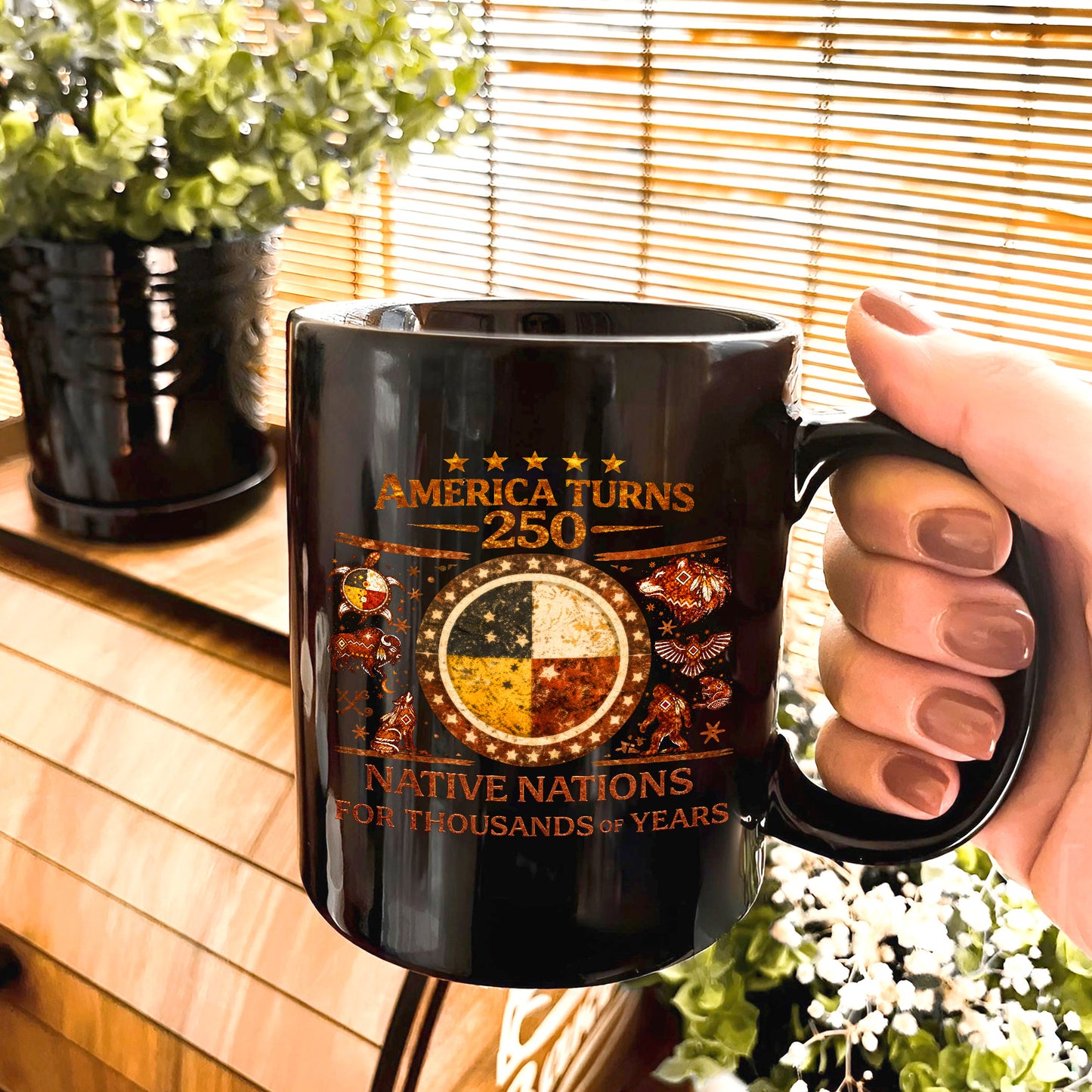 Indigenous Heritage Before 1776 Ceramic Coffee Mug