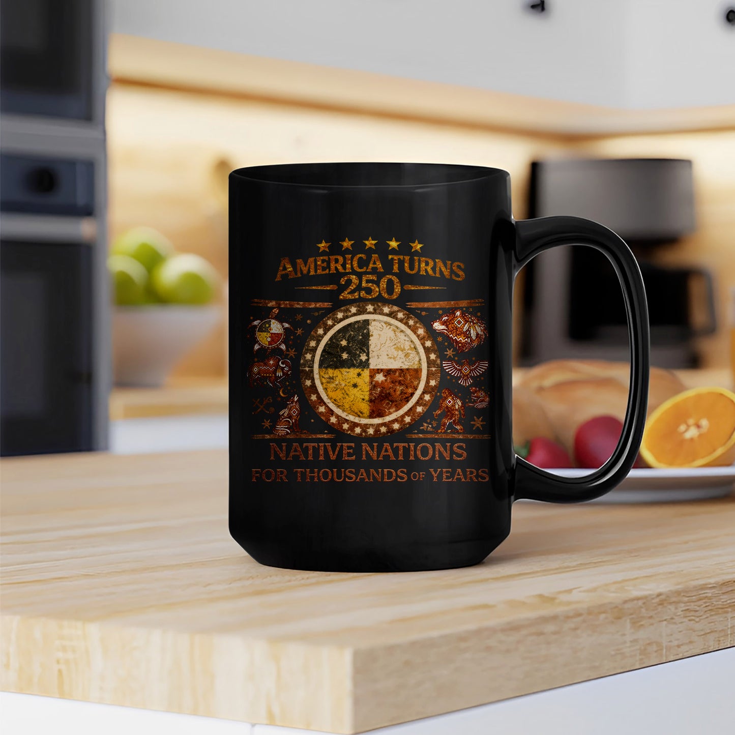 Indigenous Heritage Before 1776 Ceramic Coffee Mug