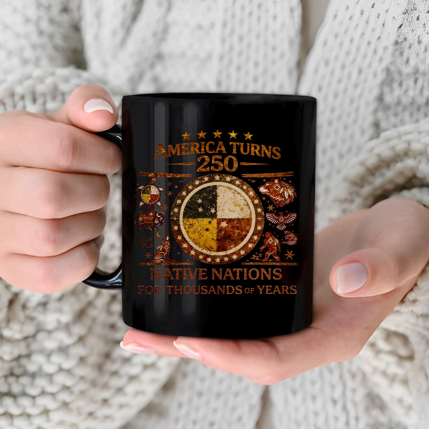 Indigenous Heritage Before 1776 Ceramic Coffee Mug